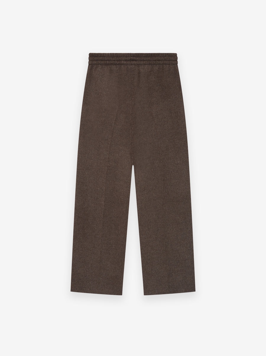 Brushed Wool Cashmere Wide Leg Pants - 2