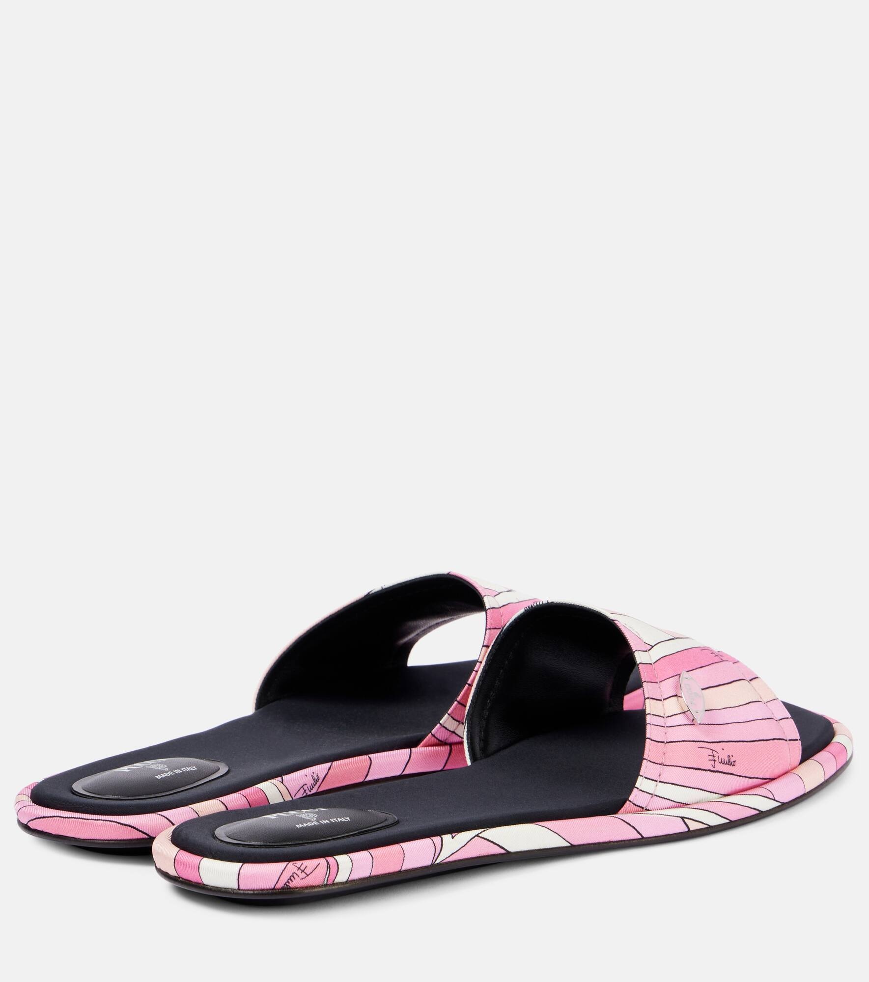 Iride twill thong sandals - 2
