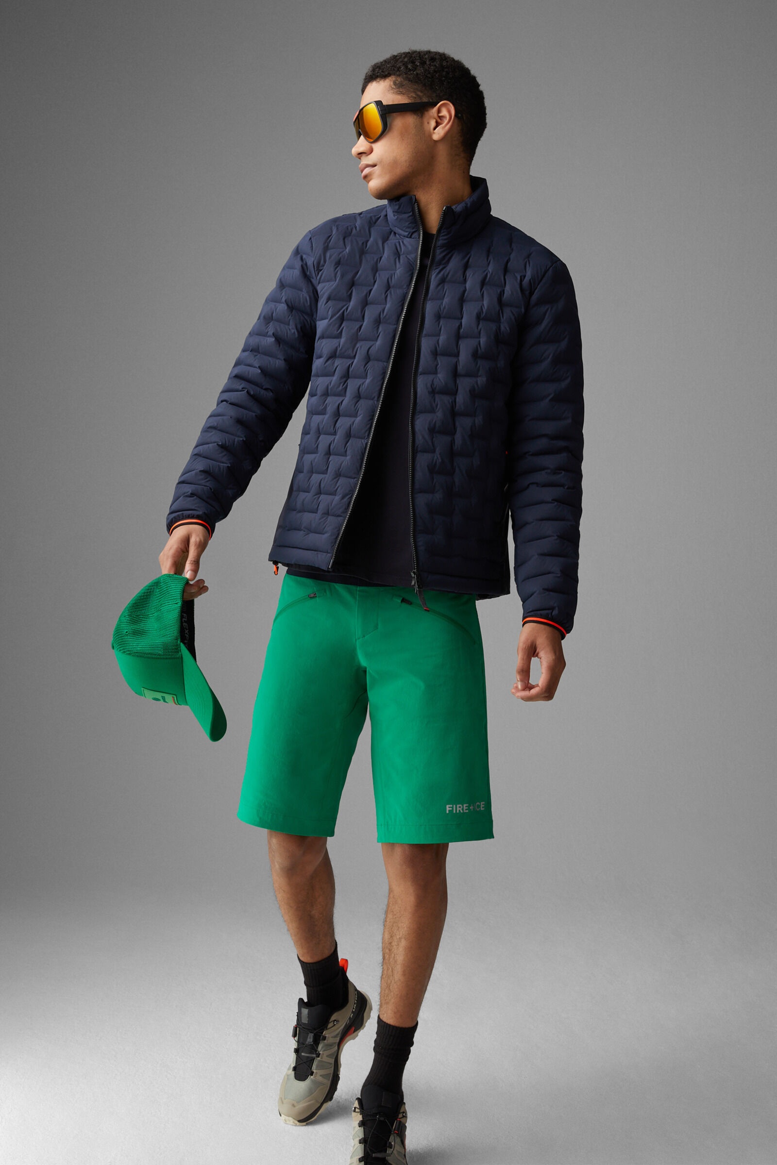 Gray Lightweight down jacket in Dark blue - 4