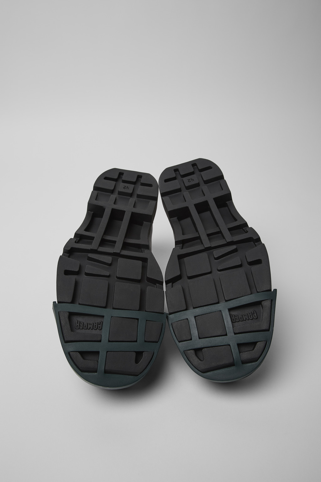 Black leather shoes for men - 5
