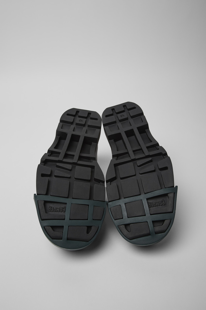Black leather shoes for men 5