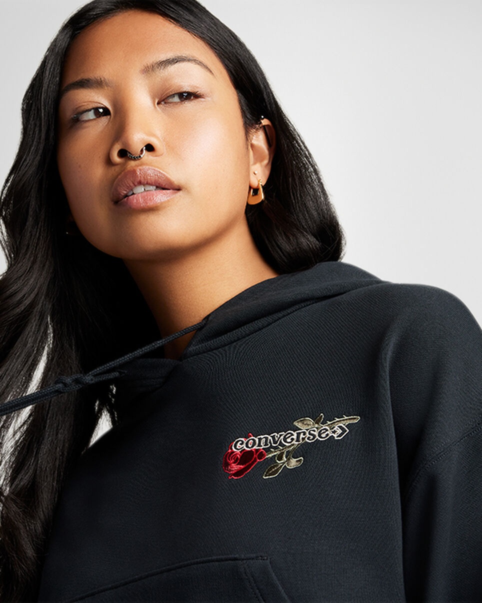 Valentine's Day Cropped Hoodie - 5