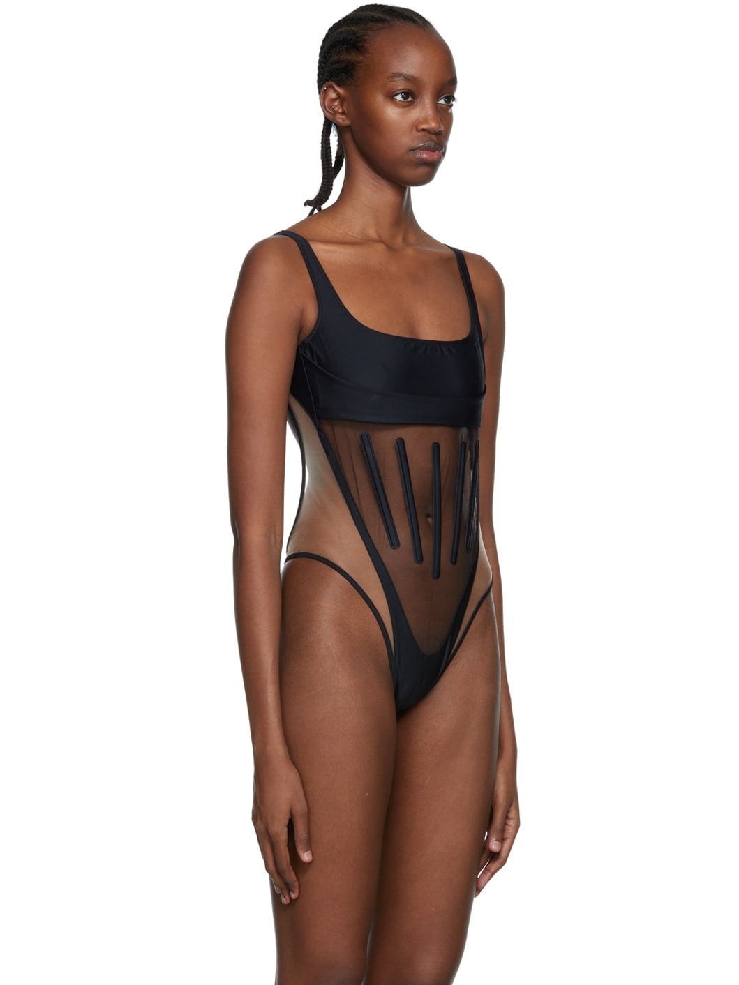 Black Bodice Bodysuit - 4