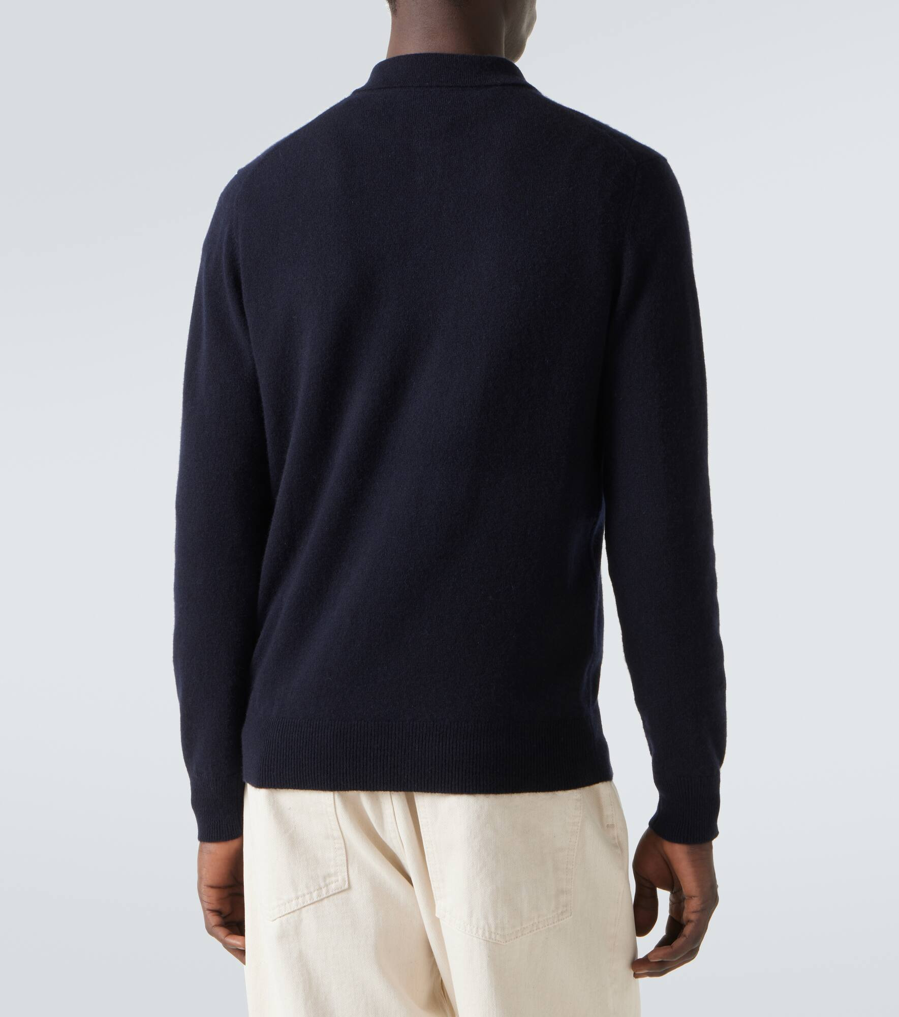 Cashmere polo sweater - 4