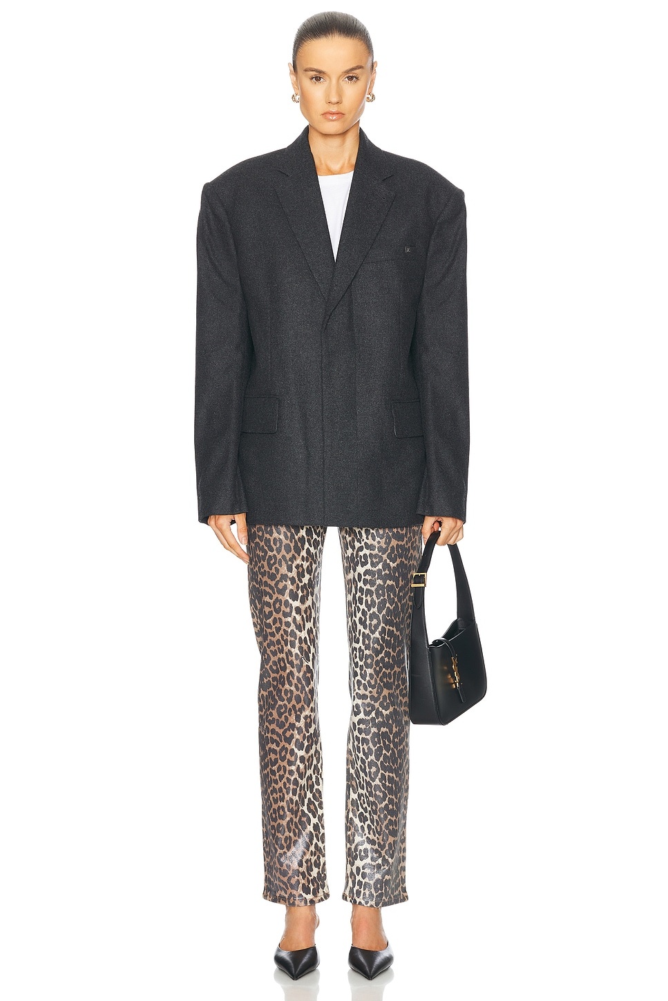 Foil Print Carri Chain Pant - 5