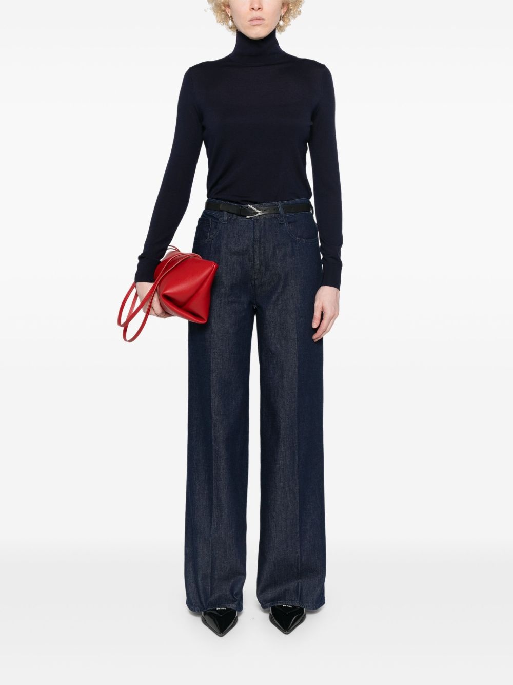 wide-leg jeans - 2