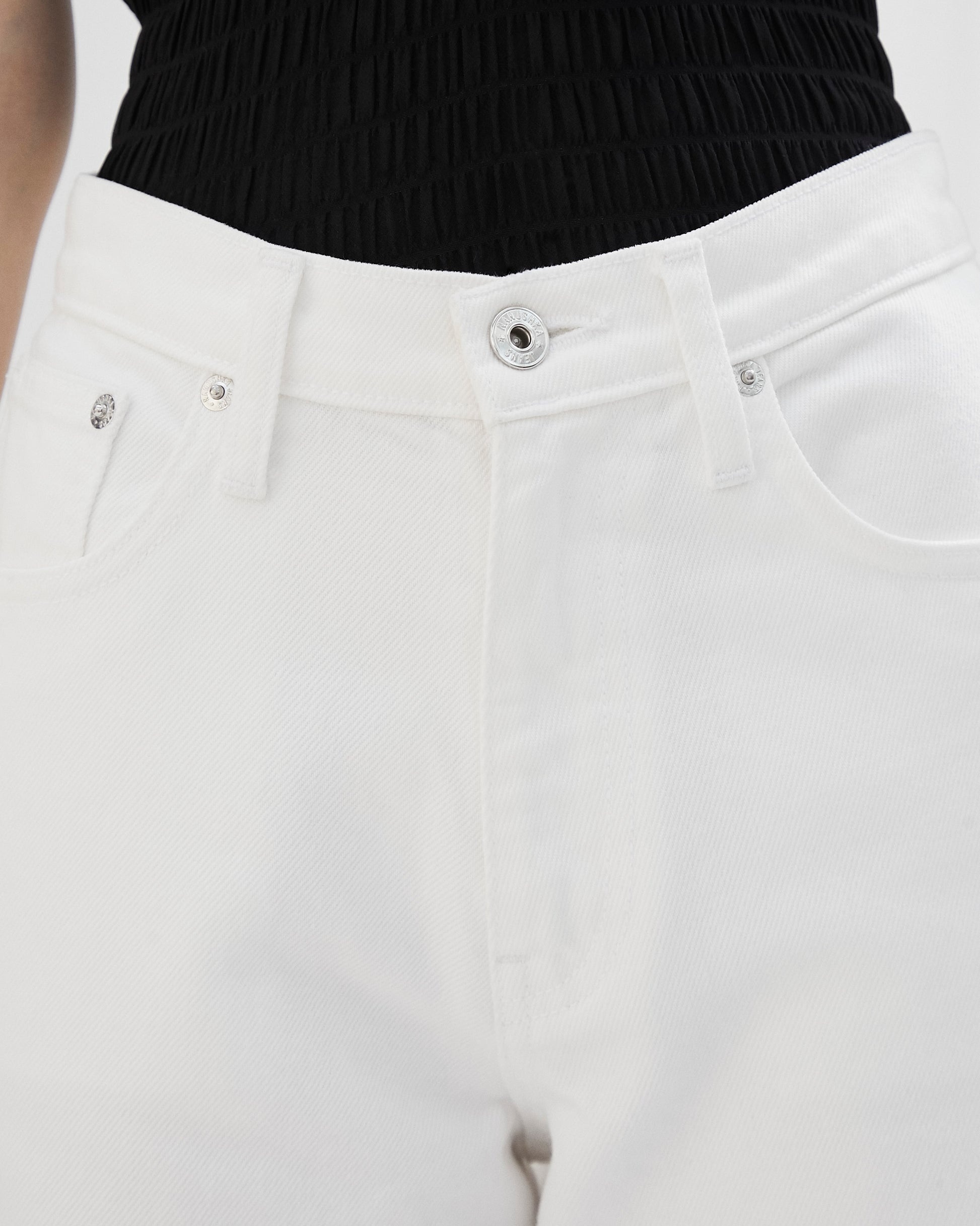 Wide Leg High Rise Jeans - 3