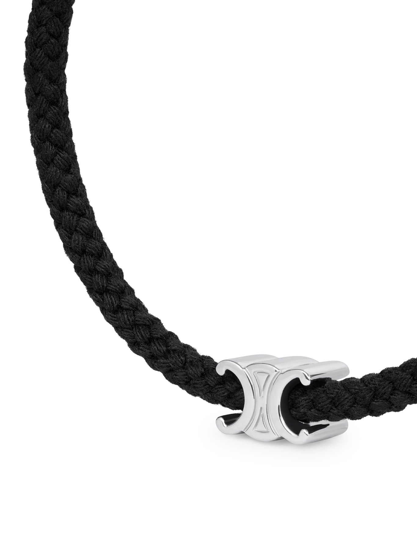 CELINE BEACH TRIOMPHE BRACELET IN ACRYLIC AND BRASS WITH