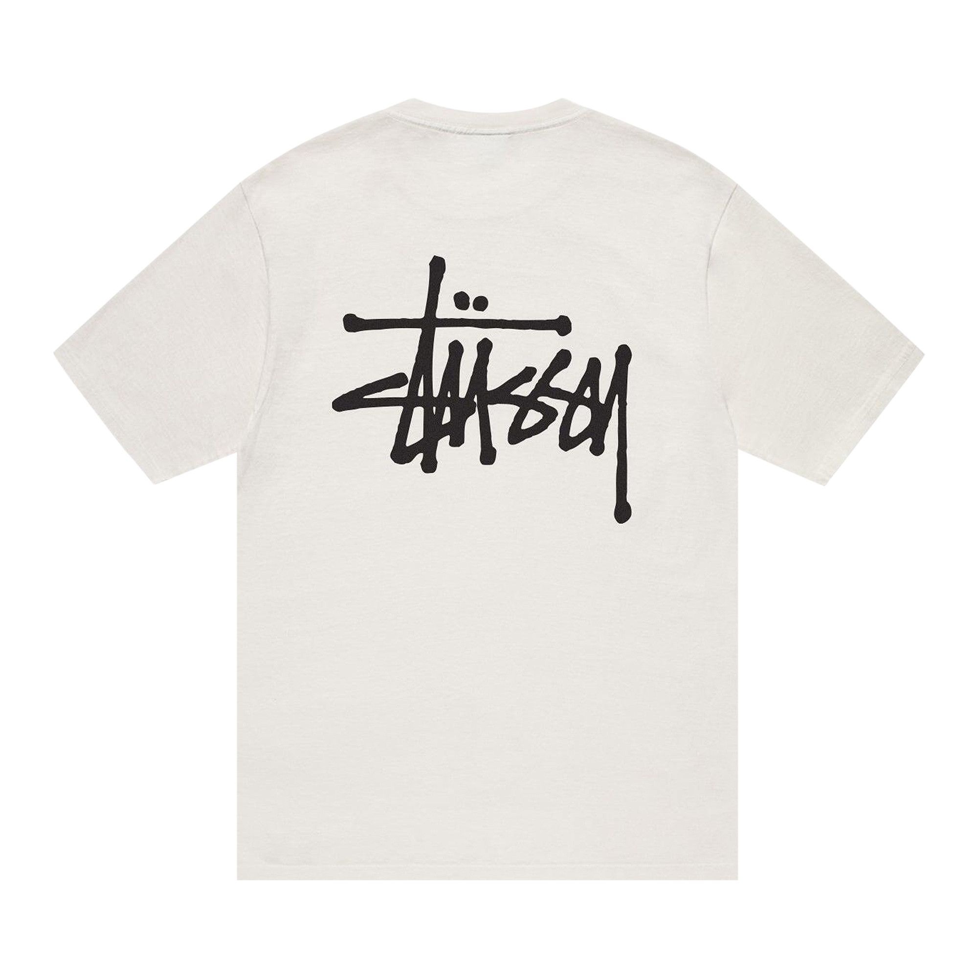 Stussy Basic Pigment Dyed Logo Tee 'Natural' - 2