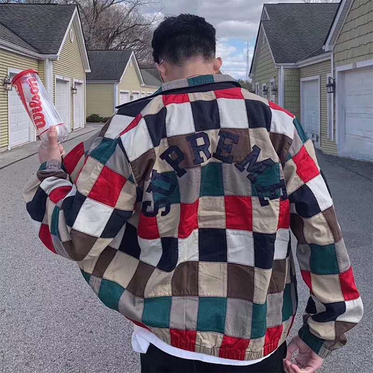 Supreme Patchwork Harrington Jacket 'Multicolor' SUP-SS19-073 - 4