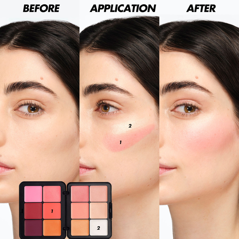 HD SKIN BLUSH & GLOW PALETTE 4
