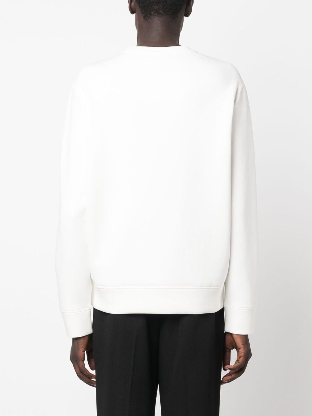 logo-embroidered crew-neck sweatshirt - 4