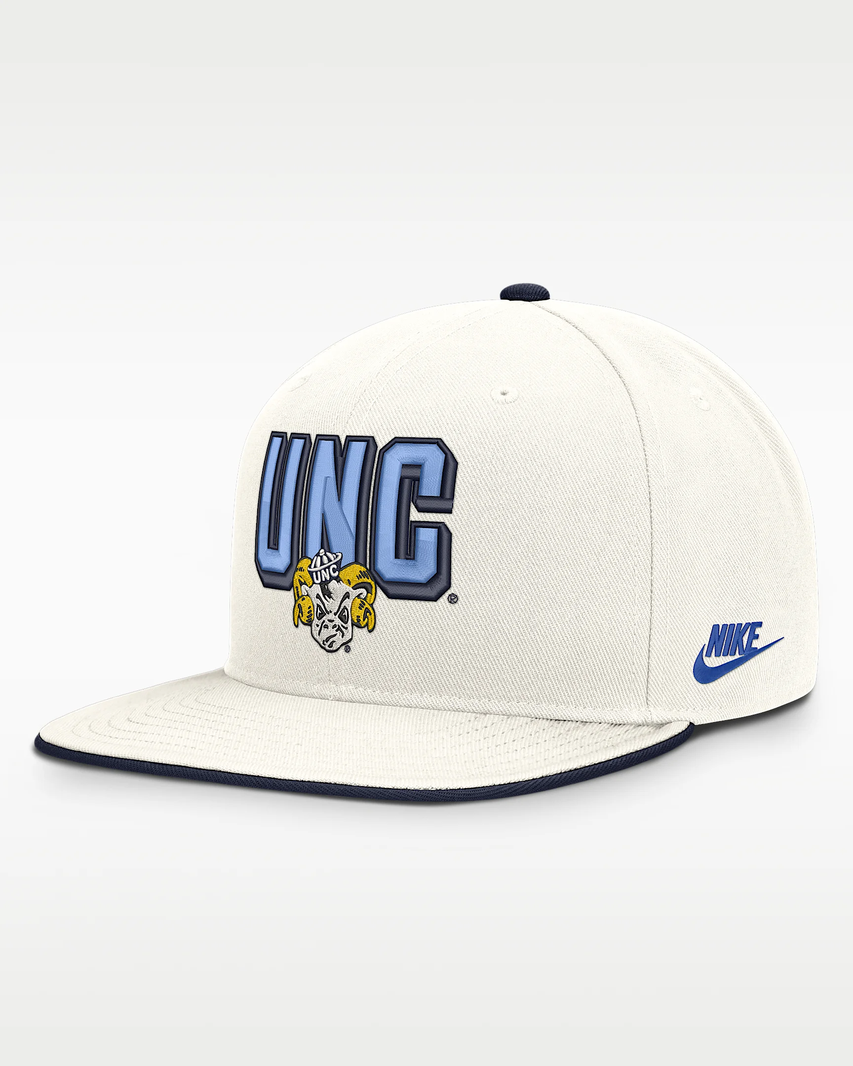 North Carolina Legacy Letter & Mascot Pro Men's Nike Dri-FIT College Adjustable Hat - 1