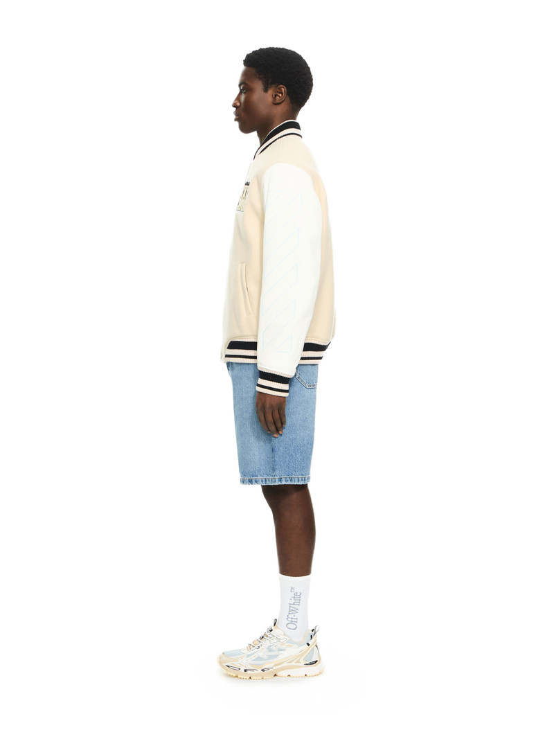 Off-White Star Logo Lea Wool Varsity Jkt outlook