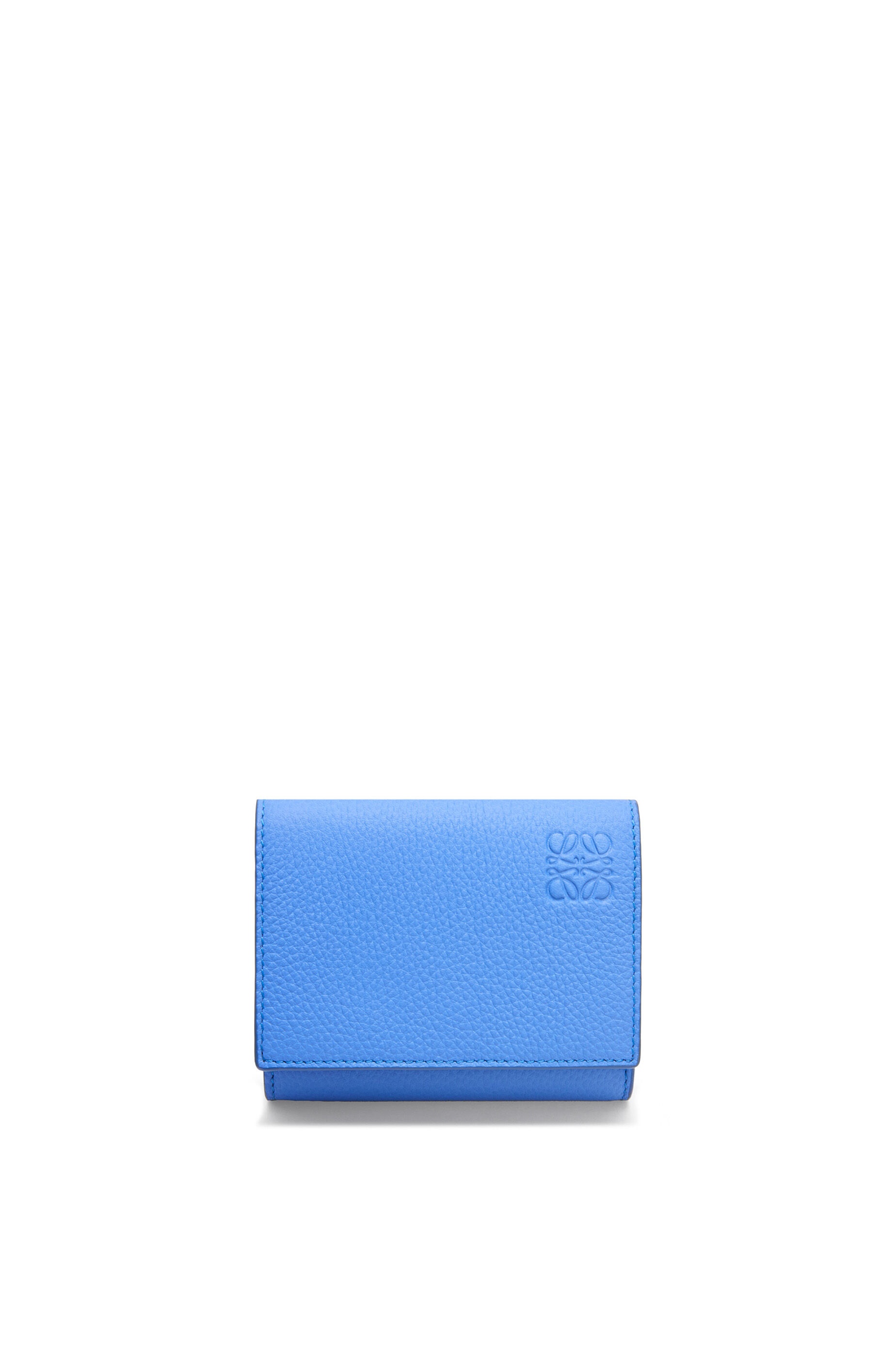 Trifold wallet in soft grained calfskin - 1