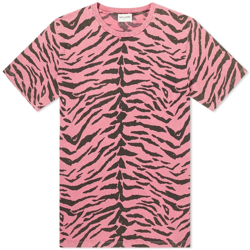 Saint Laurent Zebra Print Tee - 1