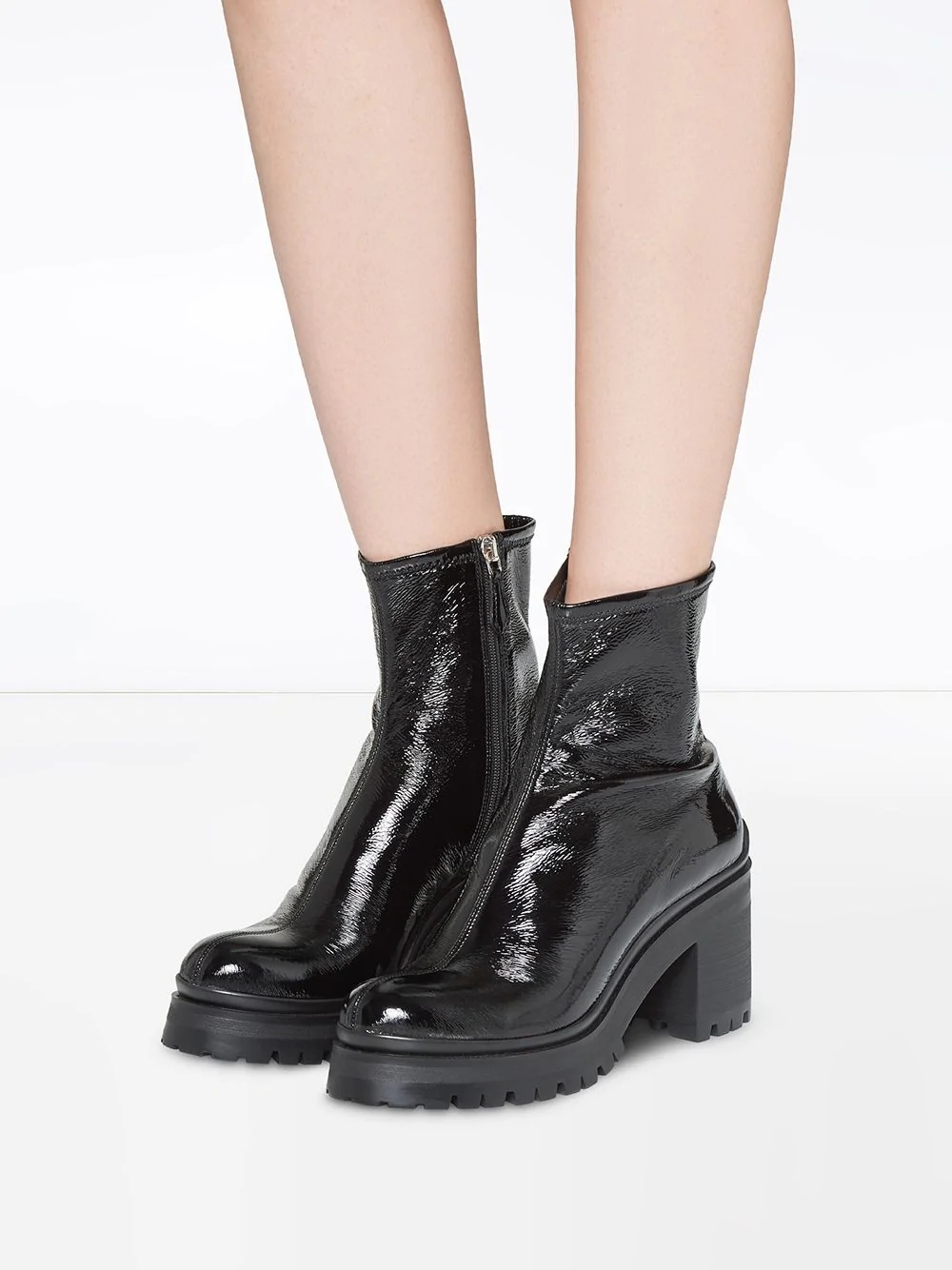 block heel ankle boots - 5