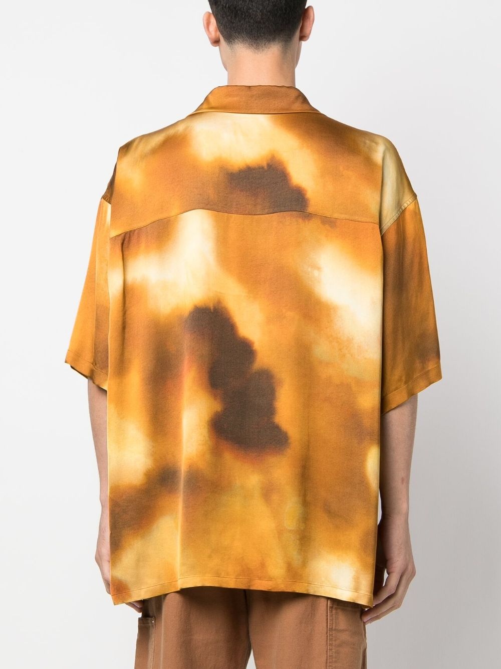 short-sleeved bowling shirt - 5