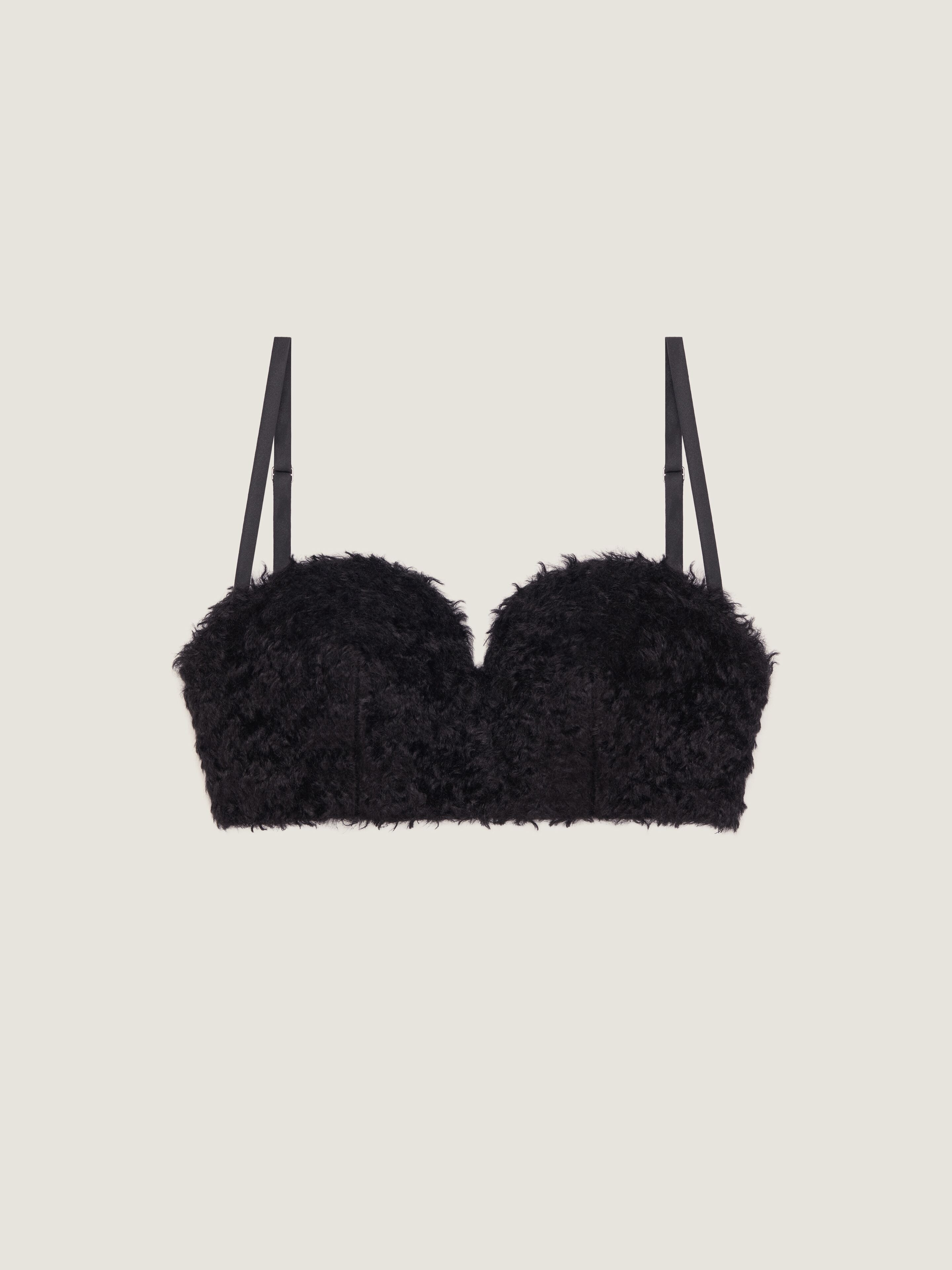 BULLET BRA TOP IN MOHAIR - 1
