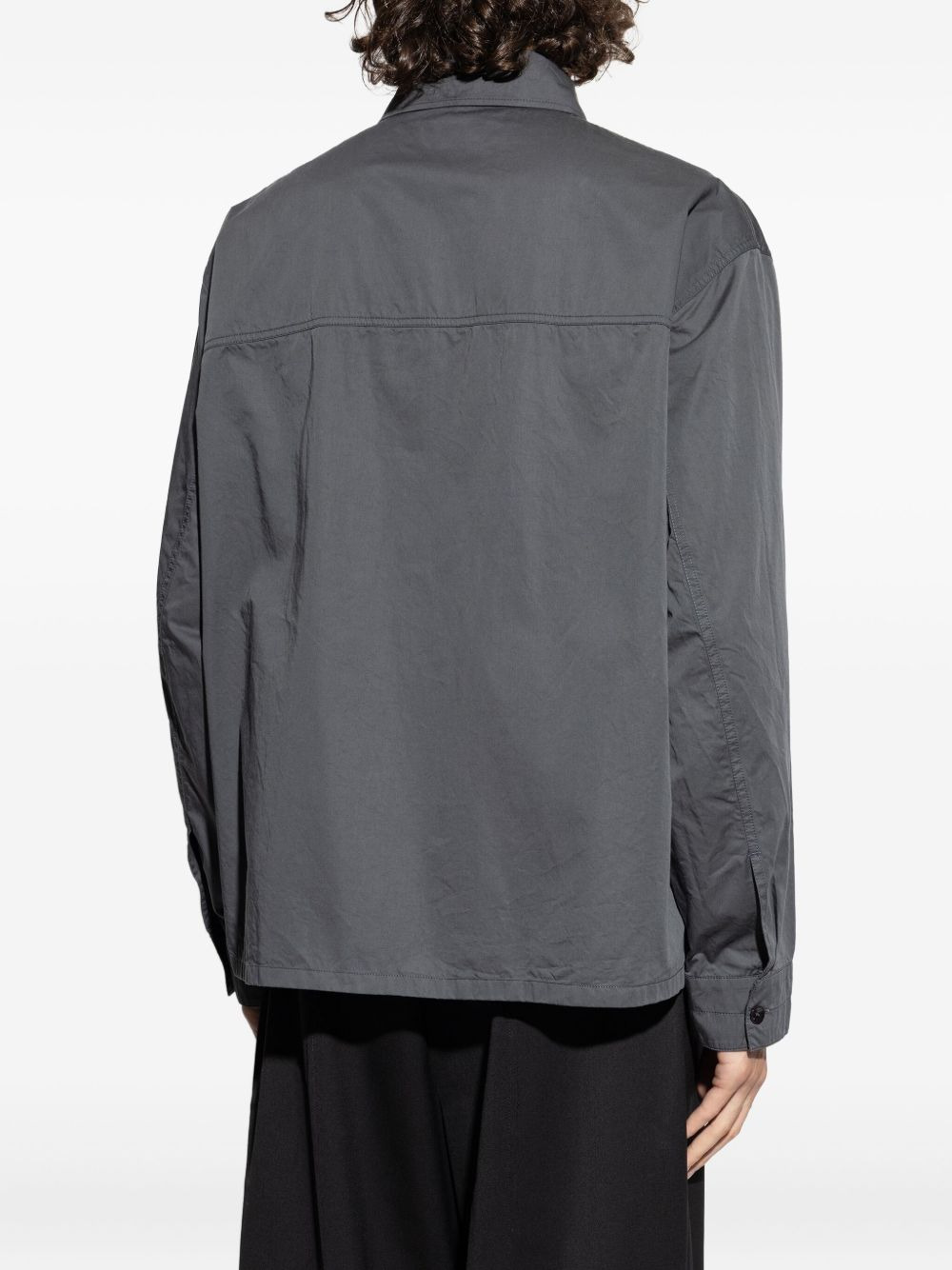 patch-pocket button-down shirt - 4