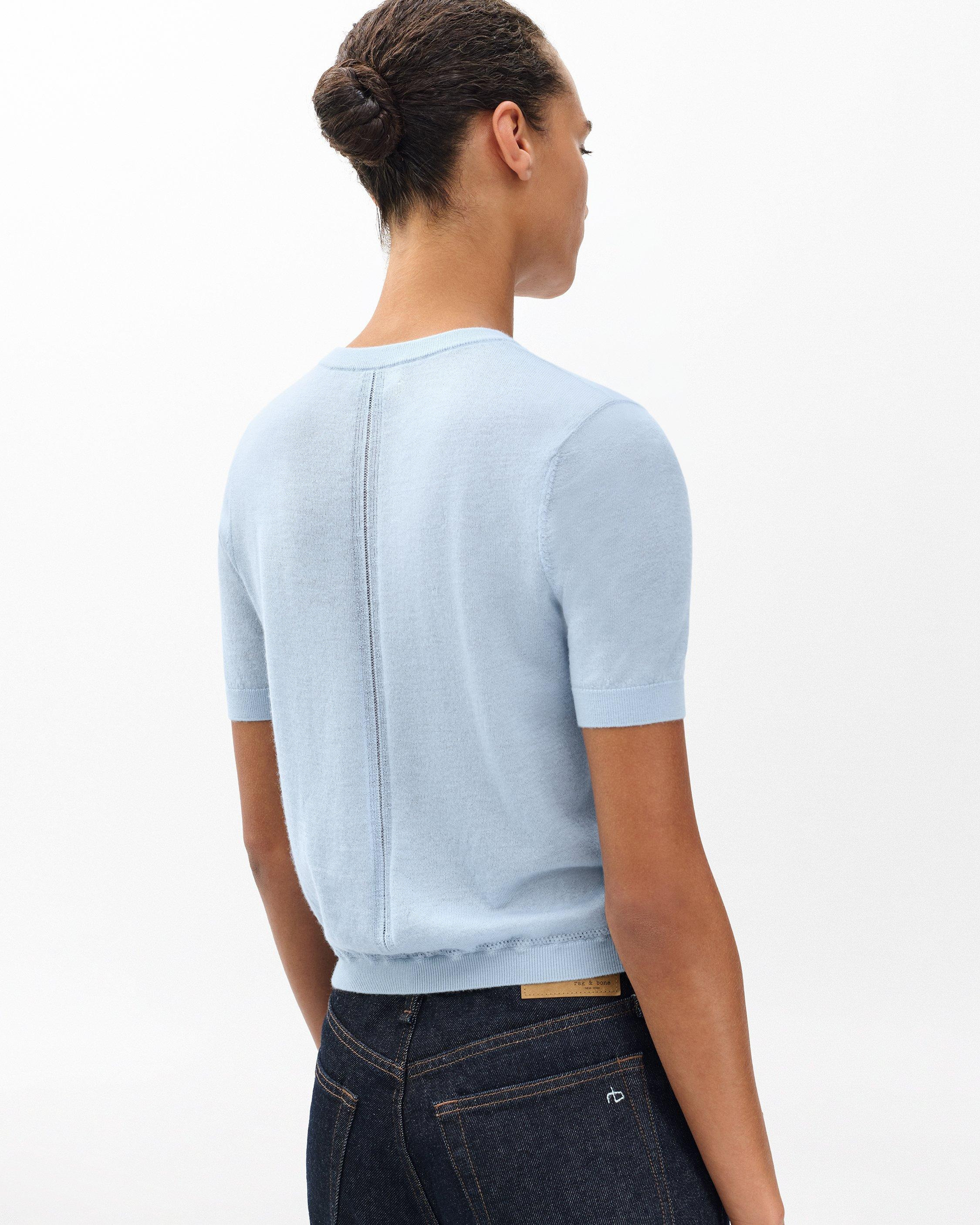 Adeline Lightweight Cashmere Tee - 6