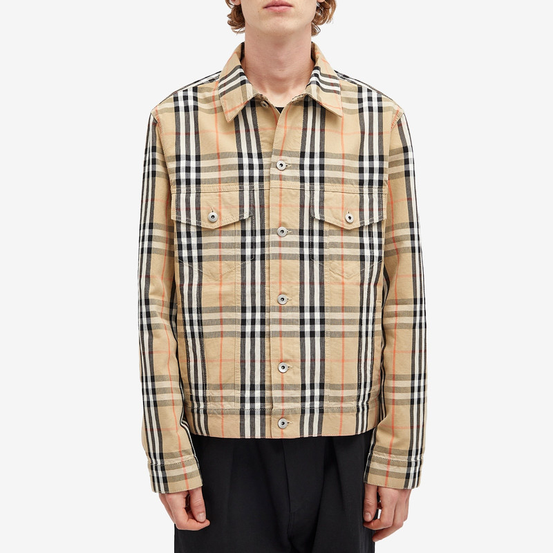 Burberry Burberry Check Denim Jacket outlook