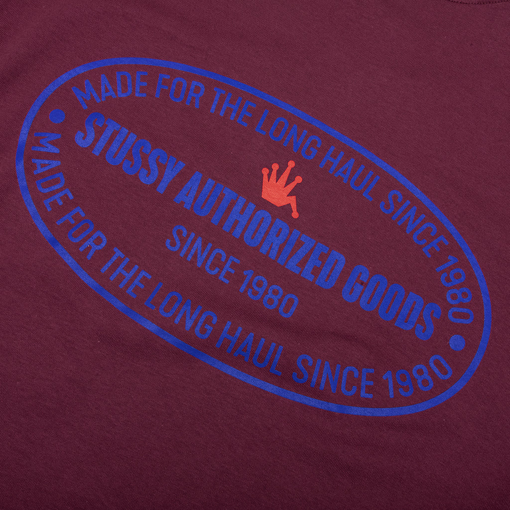 AUTHORIZED TEE - WINE - 4