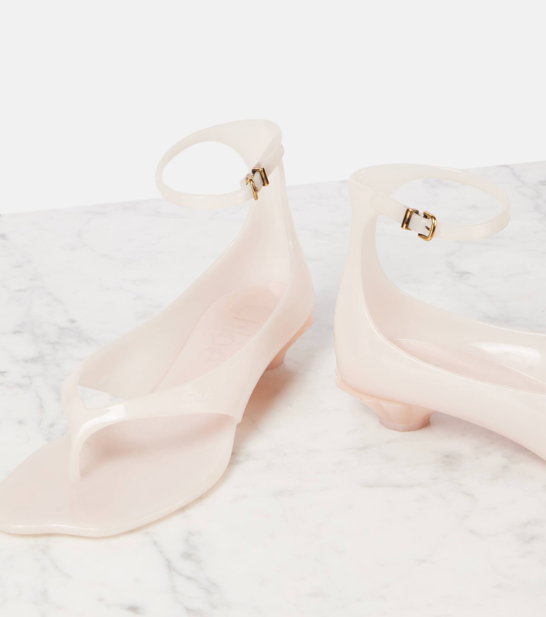 Chloé Jelly thong sandals - 5