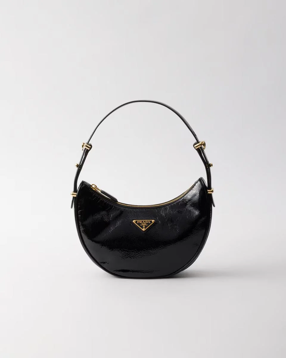 Prada "Prada Arqué" Shoulder Bag In Patent Leather - 1
