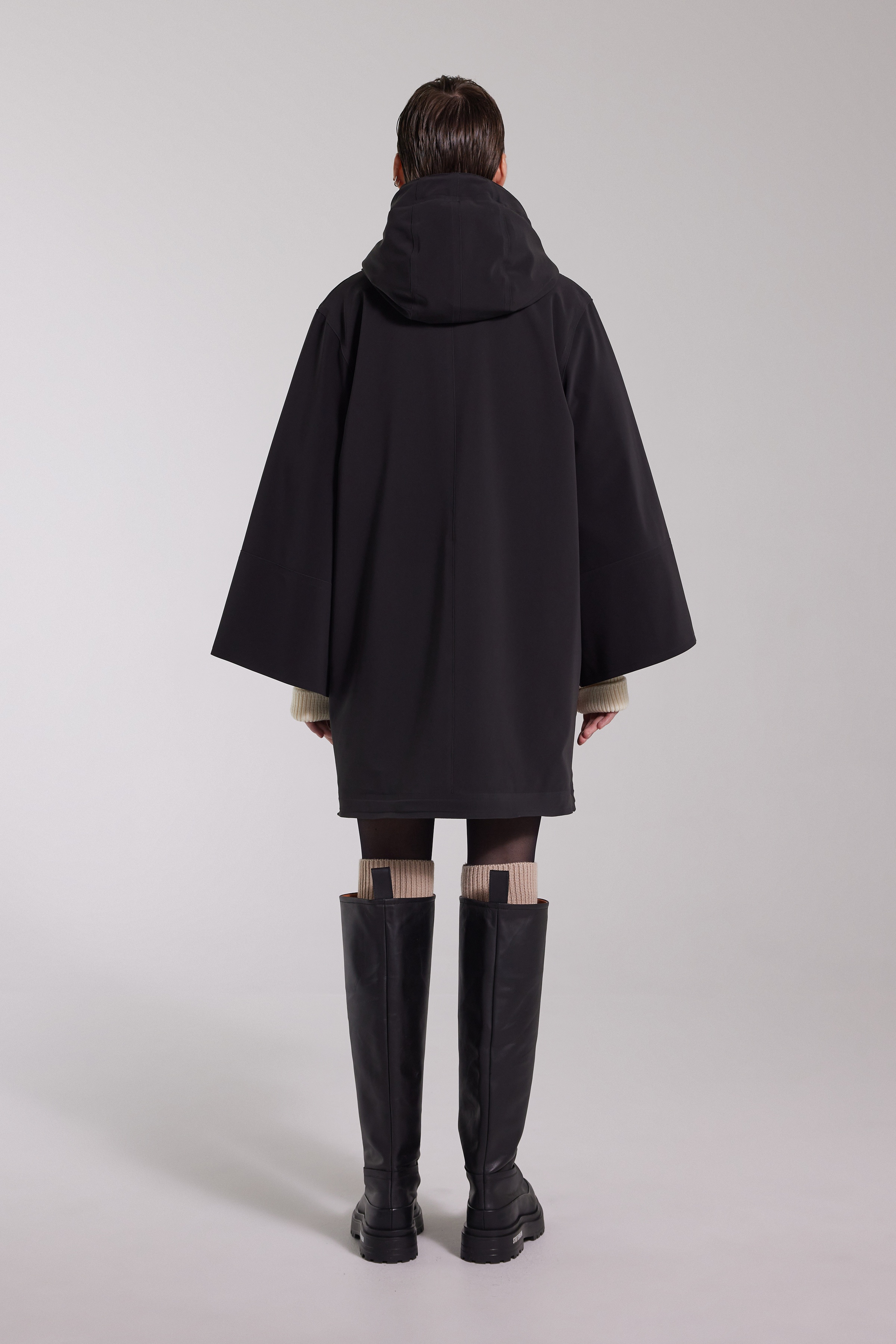 Lubban Winter Matte Raincoat Black - 6