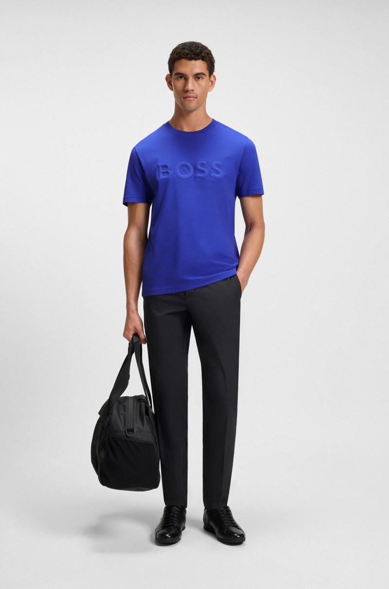BOSS COTTON-JERSEY T-SHIRT WITH 3D LOGO outlook