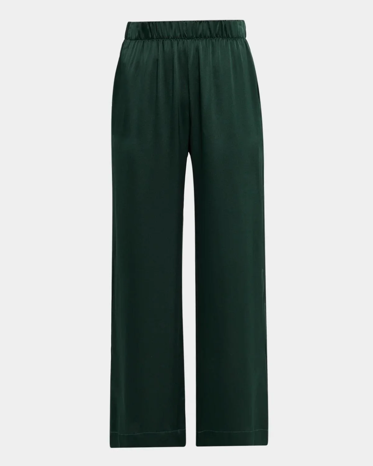 Brynn Wide-Leg Silk Pants - 1
