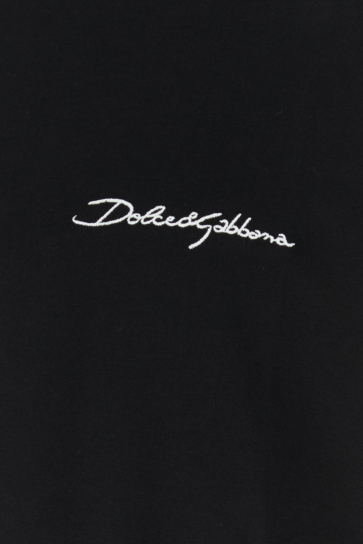 Black cotton t-shirt - 3