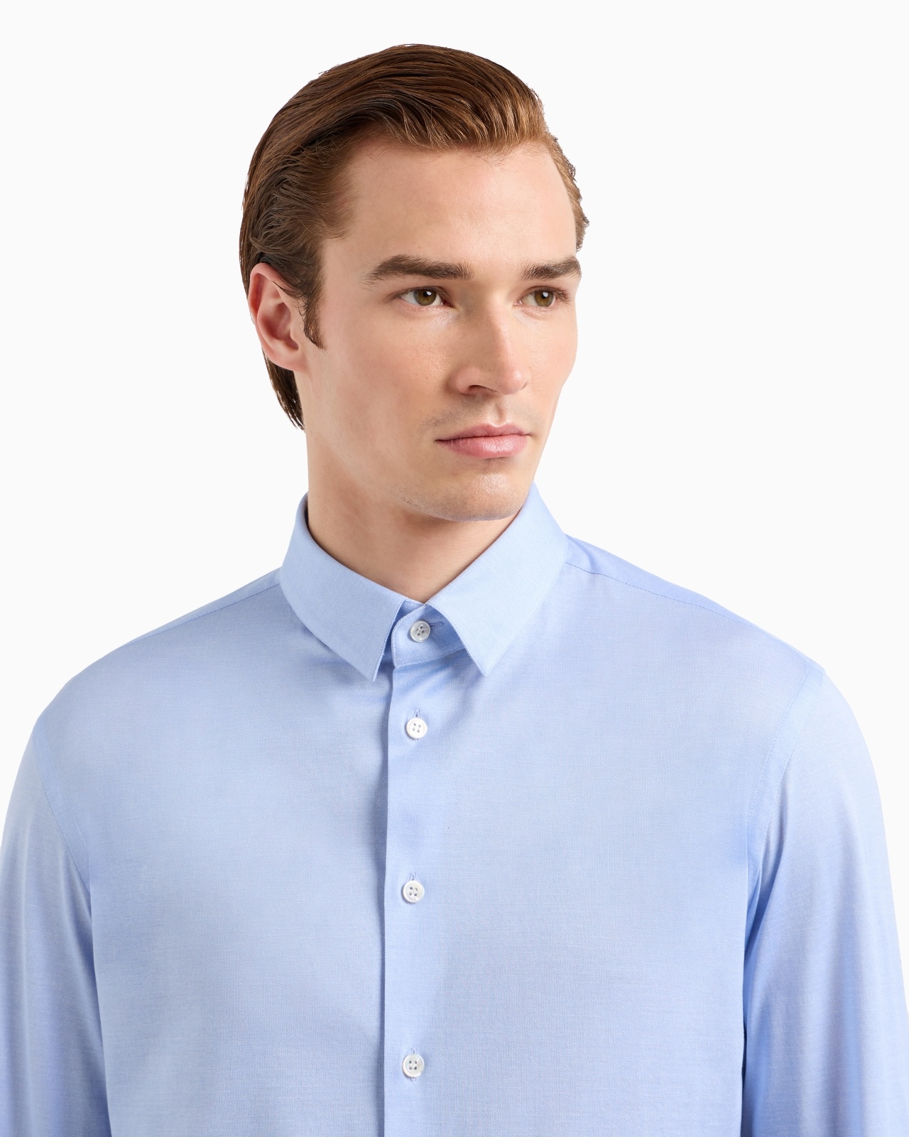 SLIM-FIT, COTTON JERSEY SHIRT - 5