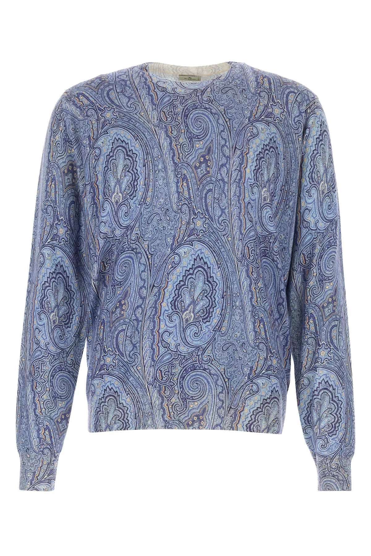 Printed silk blend sweater - 1