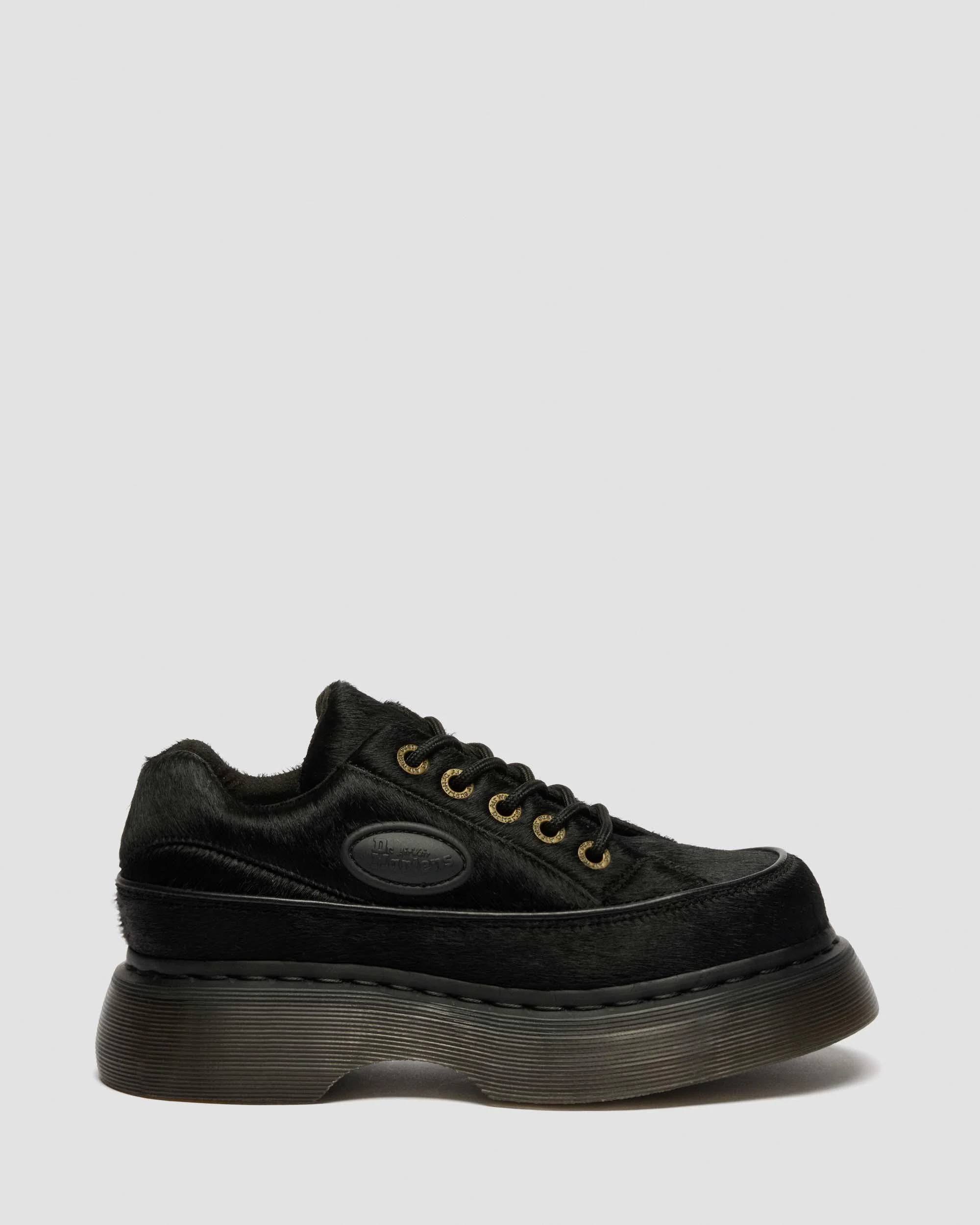 Buzz 5-Eye Hair On Leather Shoes - 1