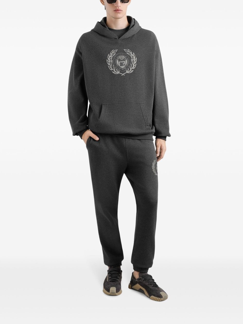 logo-print hoodie - 2
