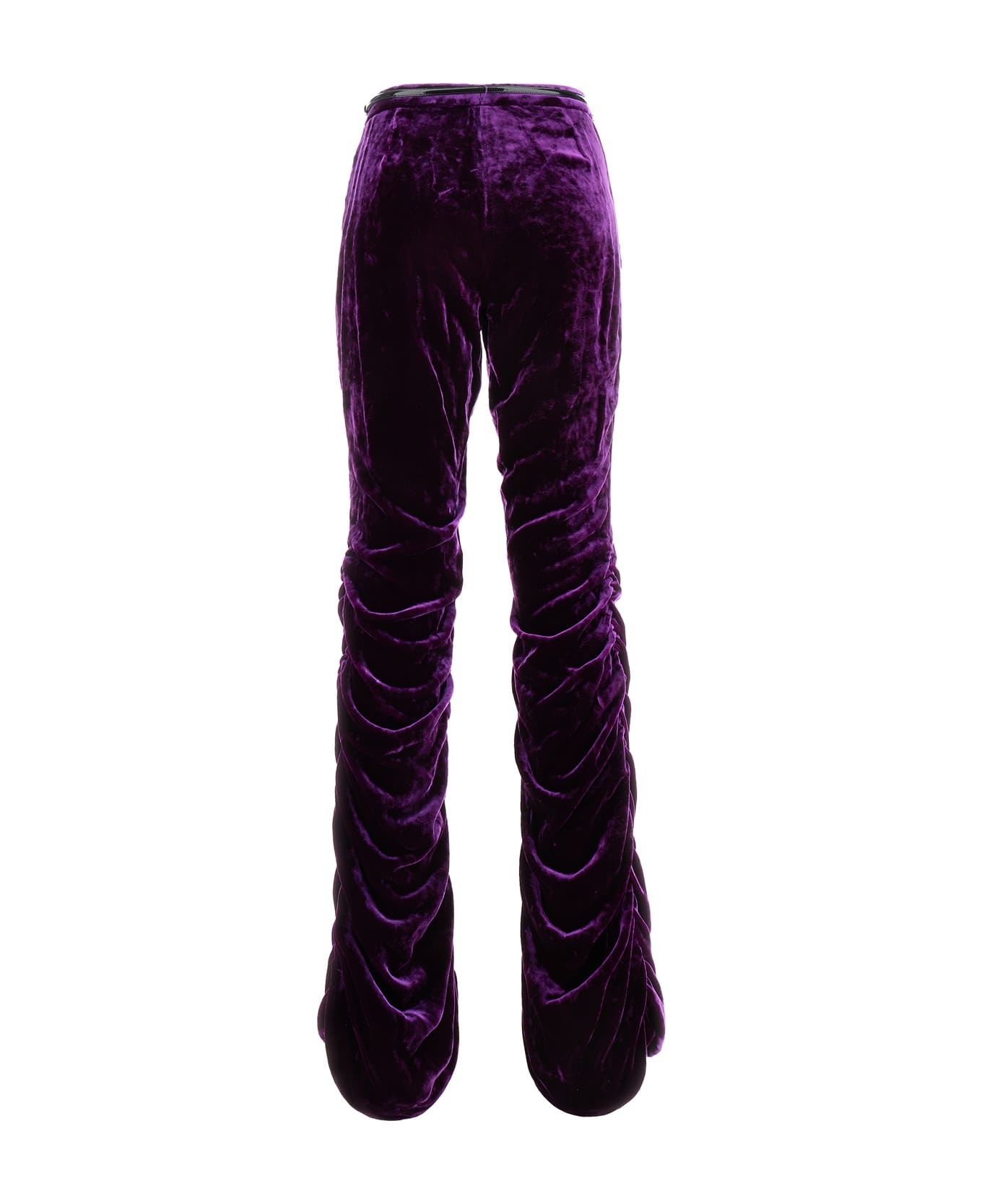 Purple Velvet Pant - 2