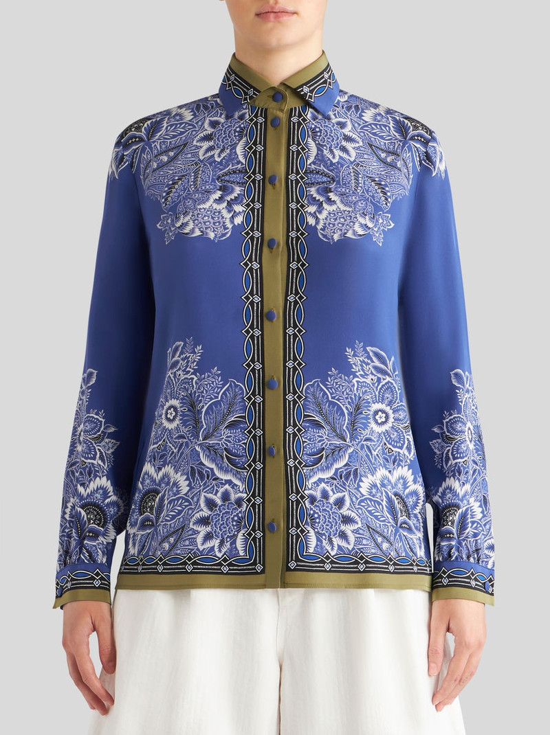 Etro BOUQUET CREPE DE CHINE SHIRT outlook