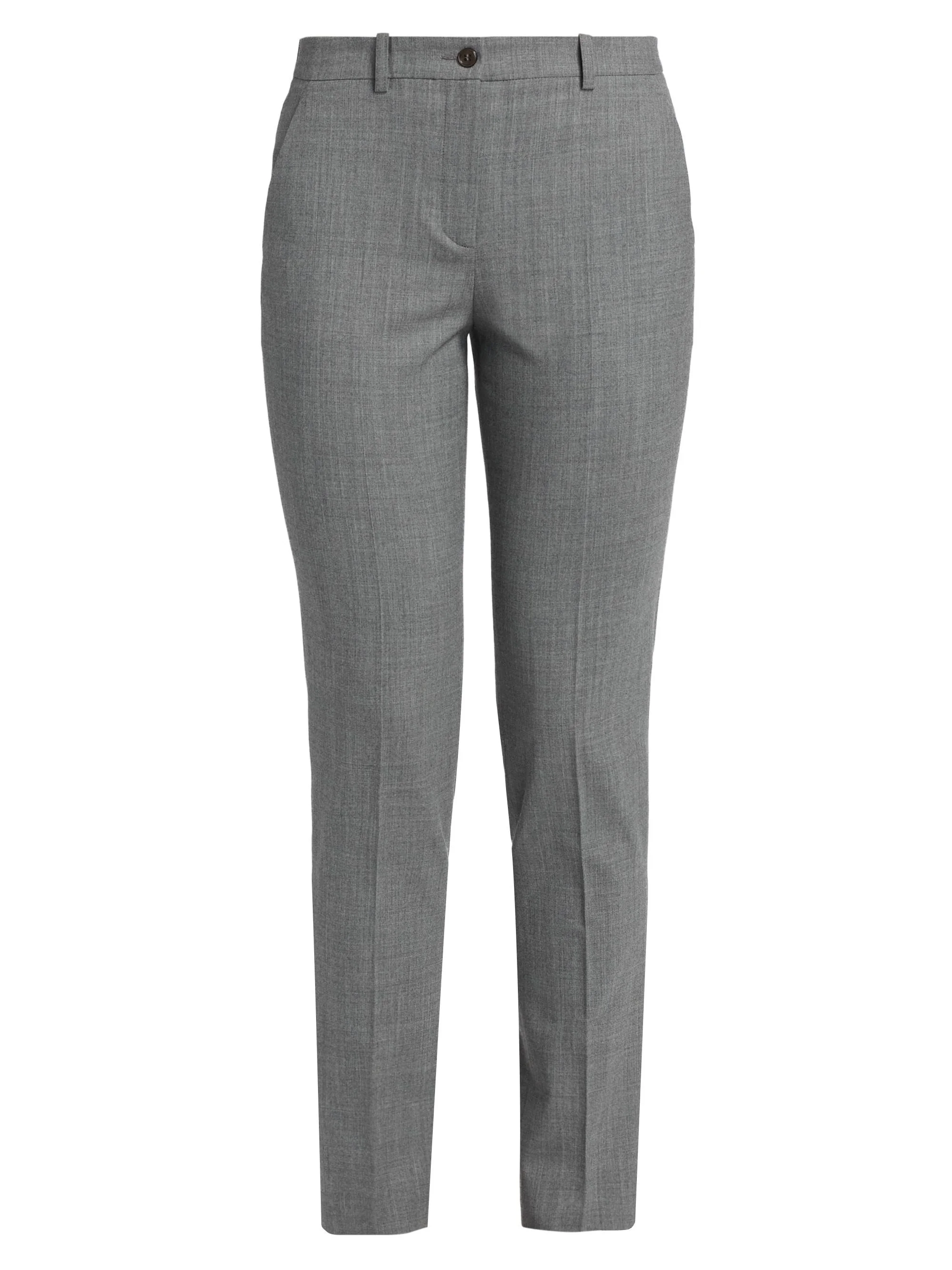 Women's Samantha Stretch-Virgin Wool Tapered Pants - Banker Melange - 1
