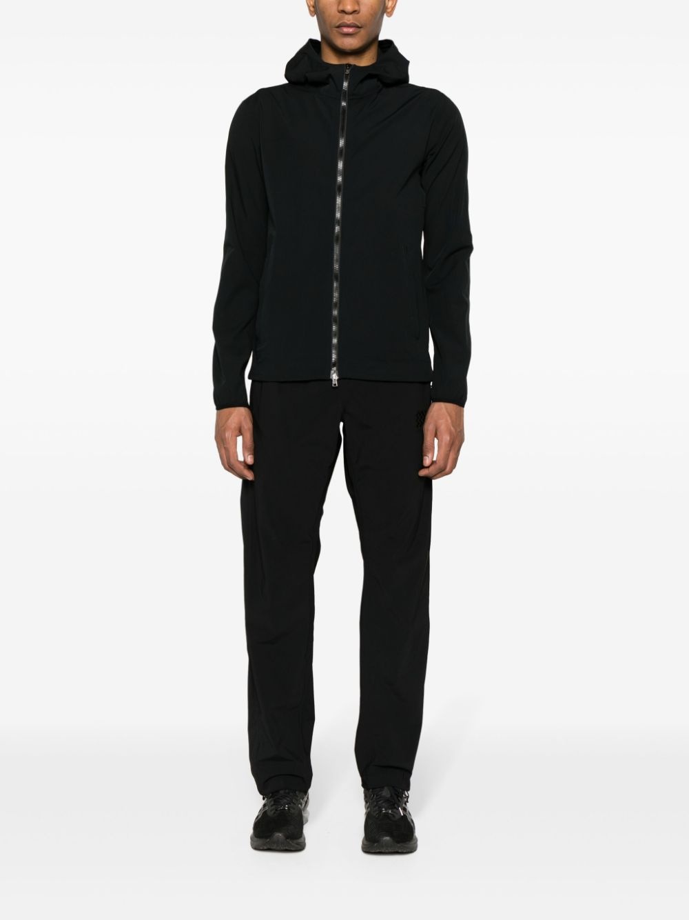 hooded water-repellent jacket - 2