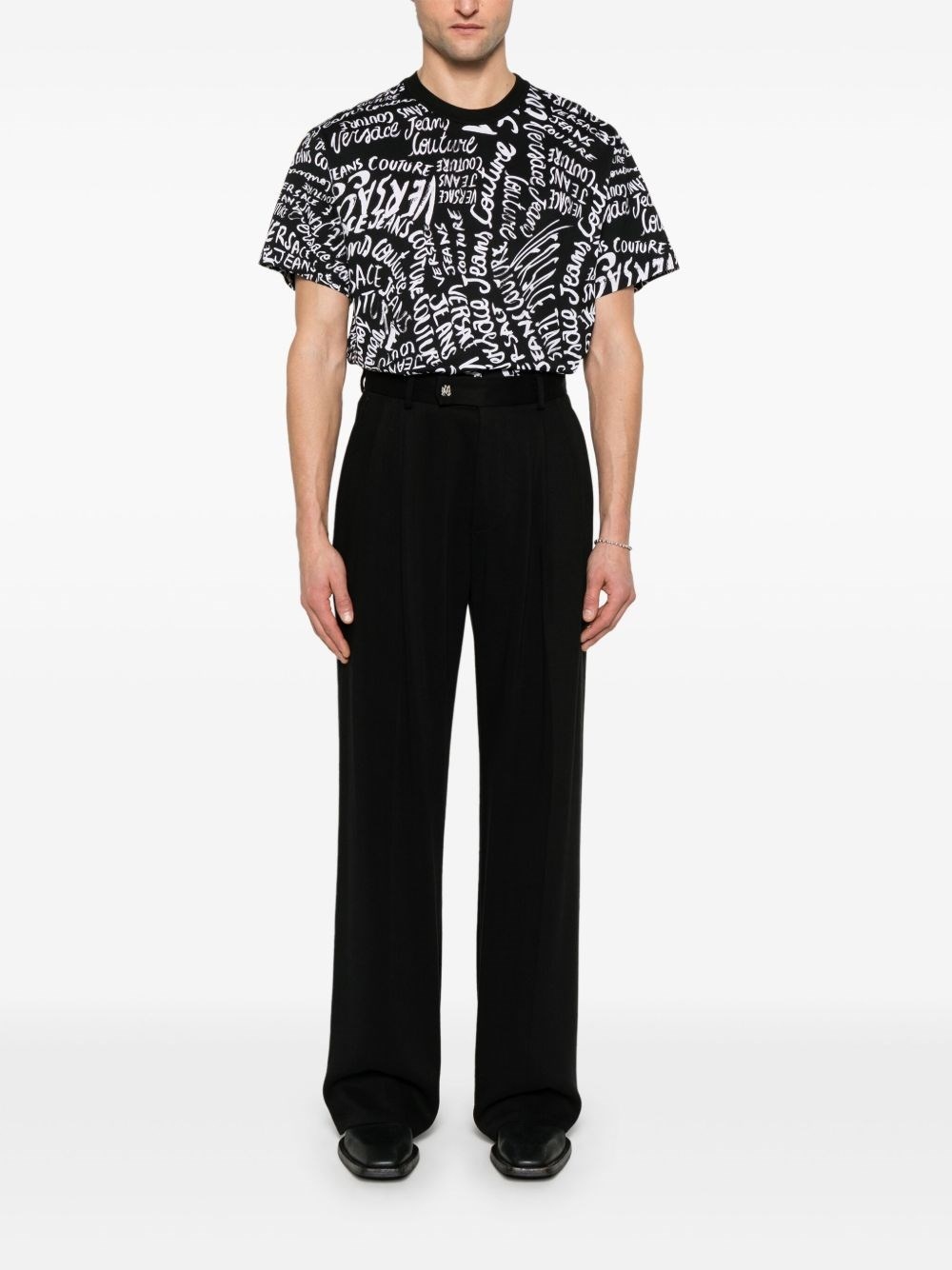 Cotton T-shirt with print - 3