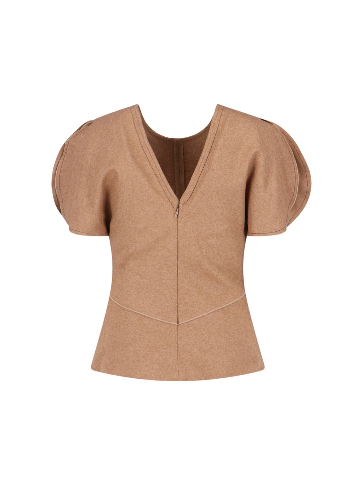 DRAPED SLEEVE TOP - 2