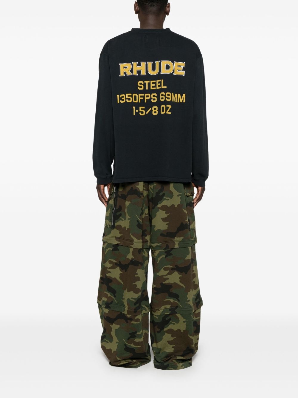 text-print long-sleeve T-shirt - 2