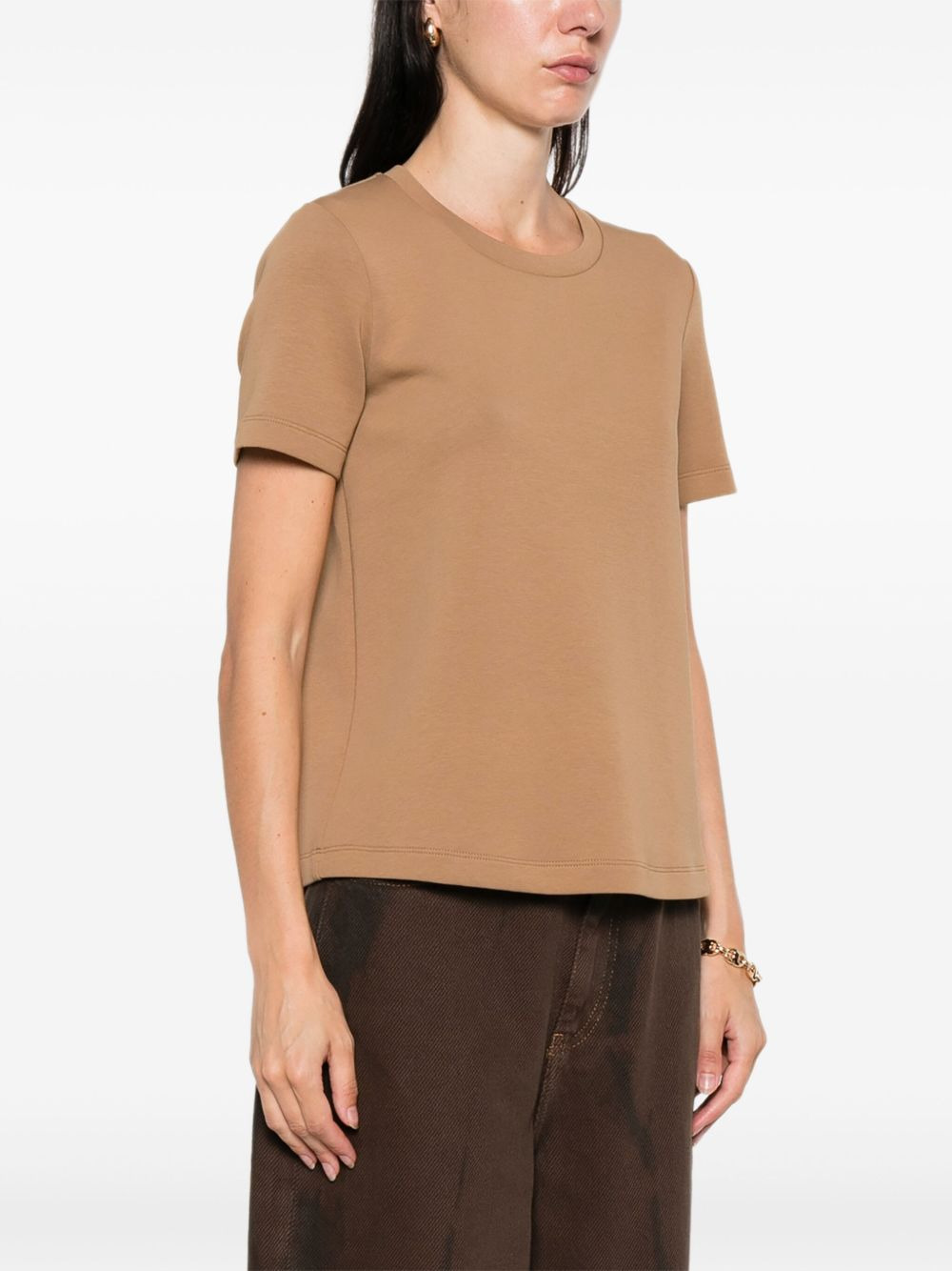 crew-neck short-sleeve top - 3