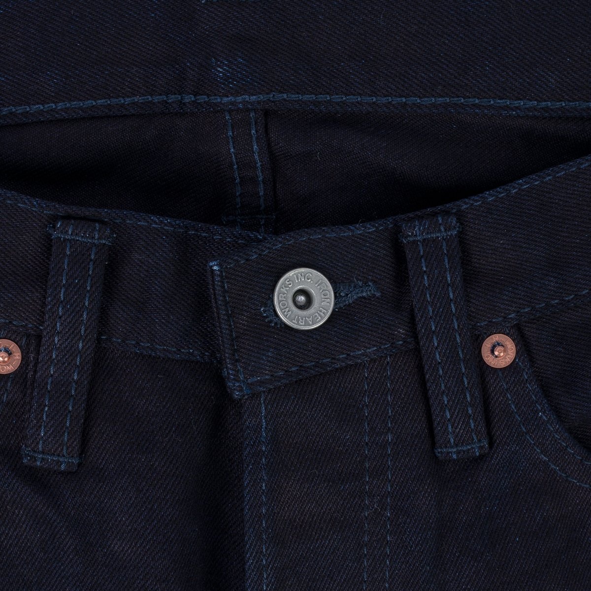 IH-555S-14ii 14oz Selvedge Denim Super Slim Cut Jeans - Indigo/Indigo - 11