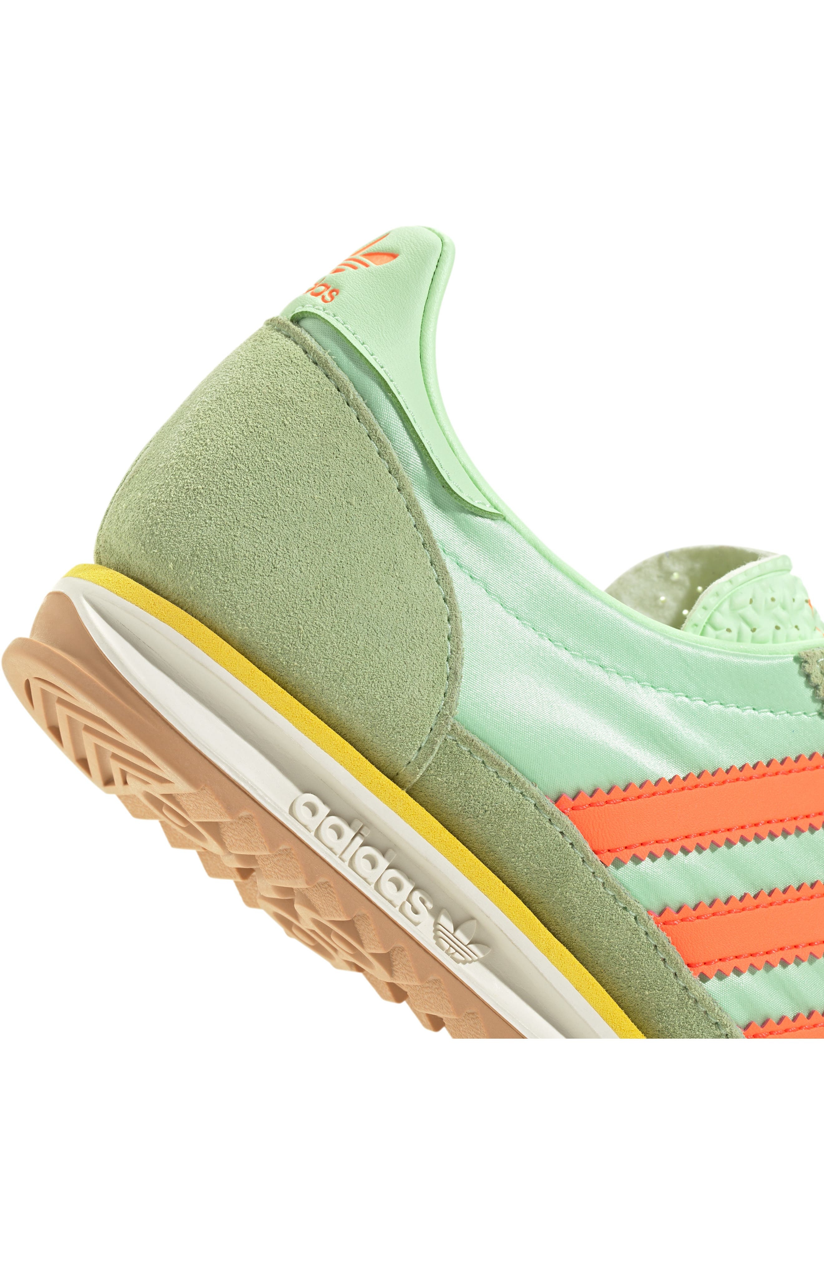 adidas SL 72 Sneaker in Green Spark/Orange/Off White at Nordstrom - 8