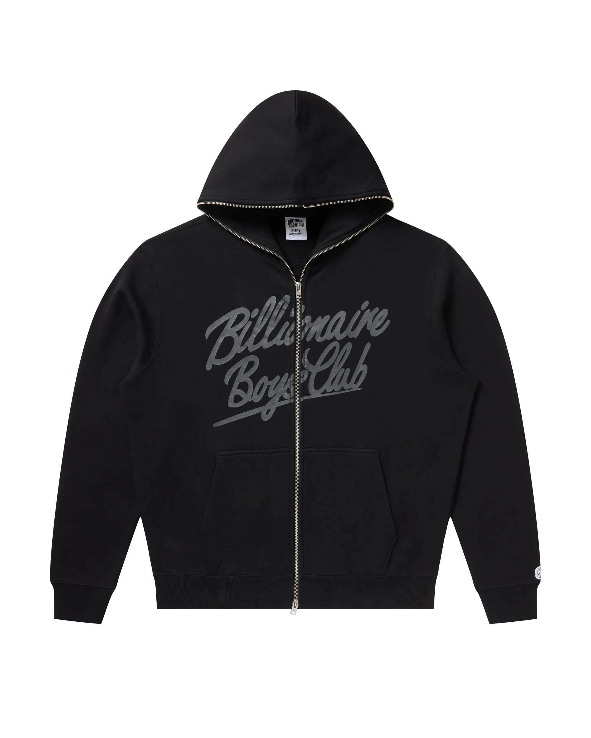 SCRIPT ZIP HOODIE - 1
