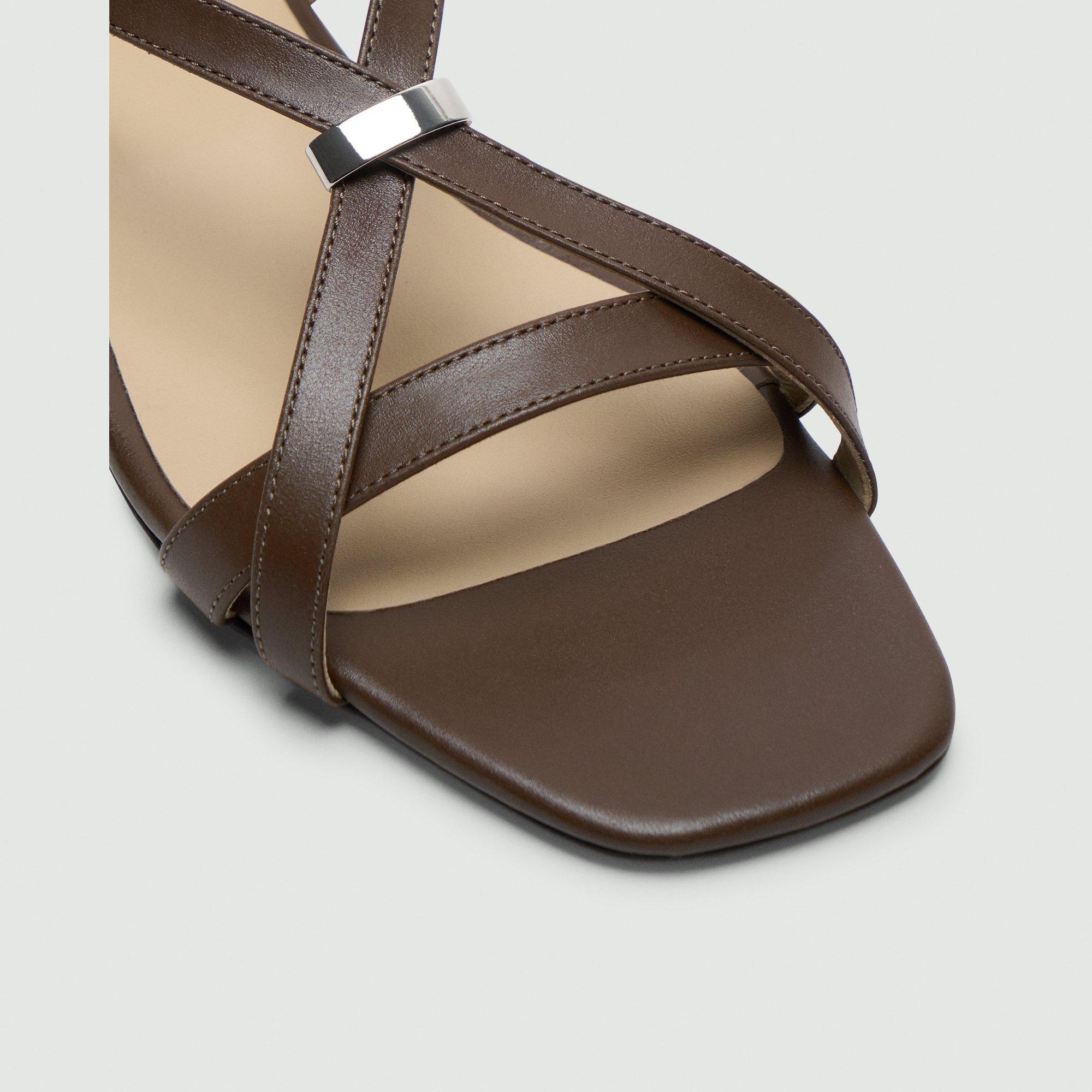 Ring Sandal in Leather - 6