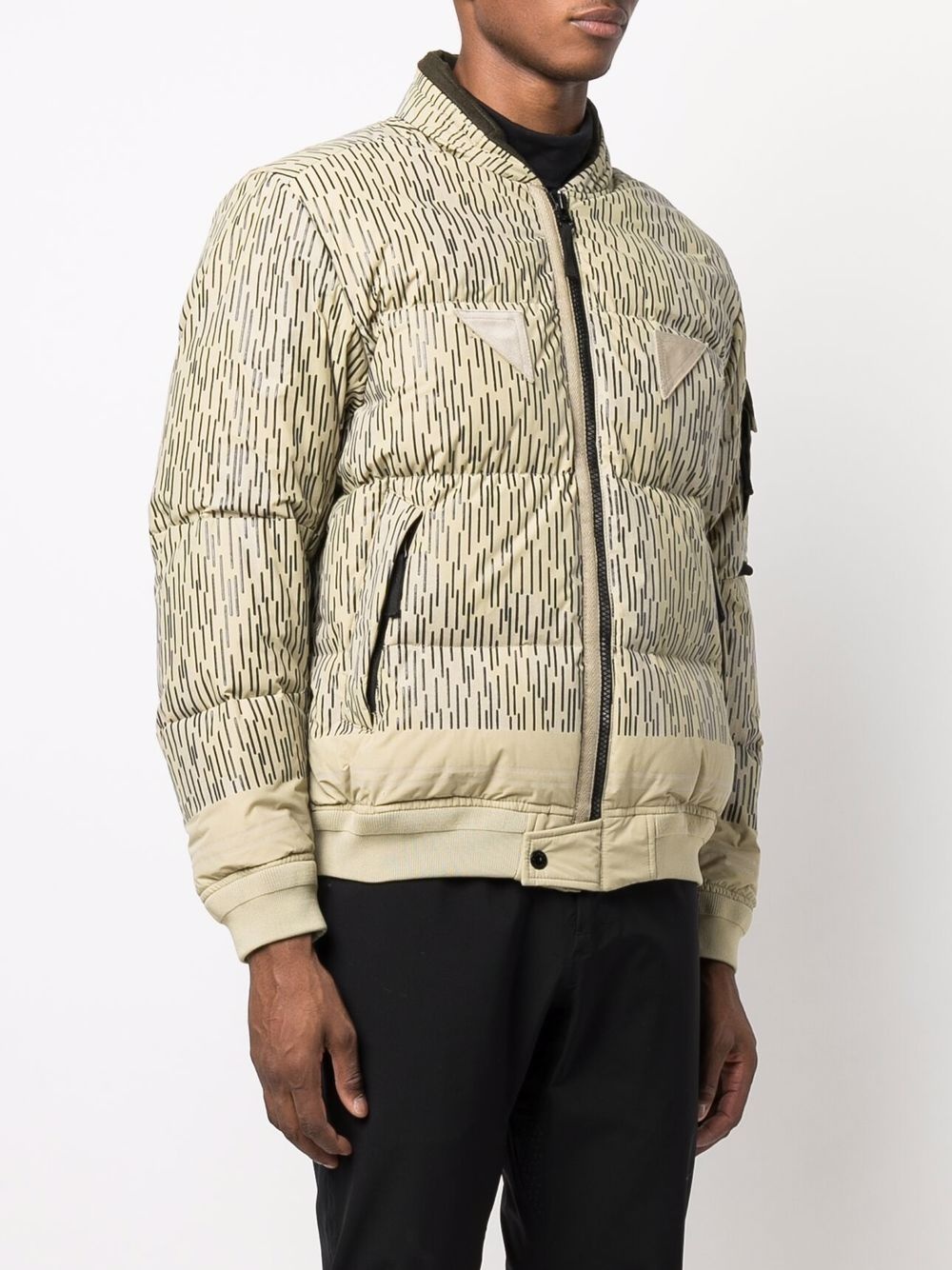 Rain Camo reflective bomber jacket - 3